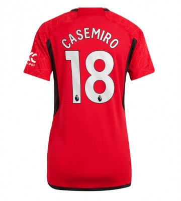Manchester United Casemiro #18 Hemmatröja Kvinnor 2023-24 Kortärmad